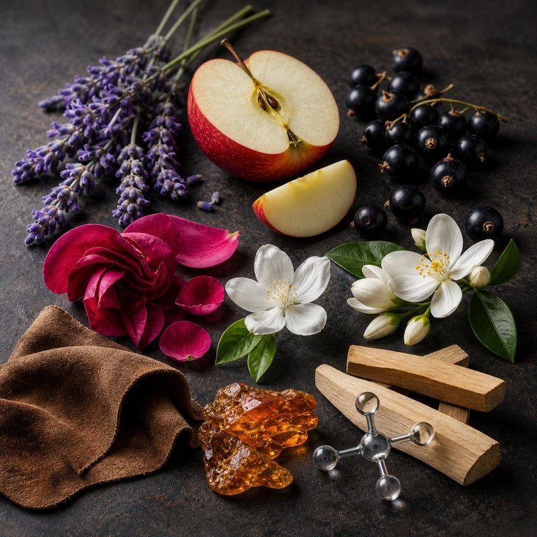Khetaam — fragrance notes illustration