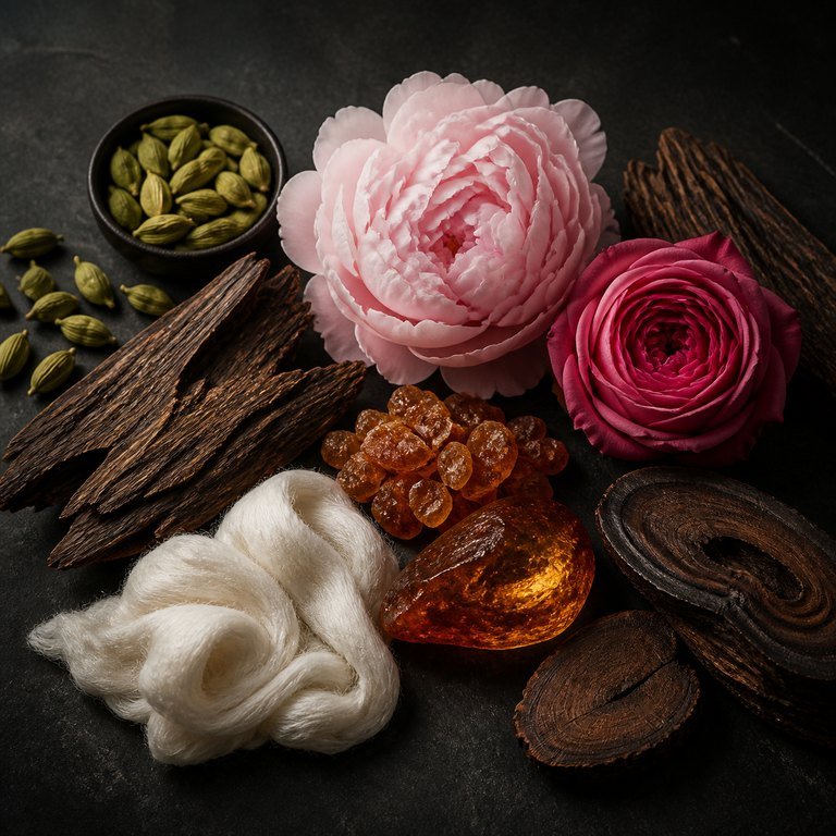 Oulil Amr — fragrance notes illustration