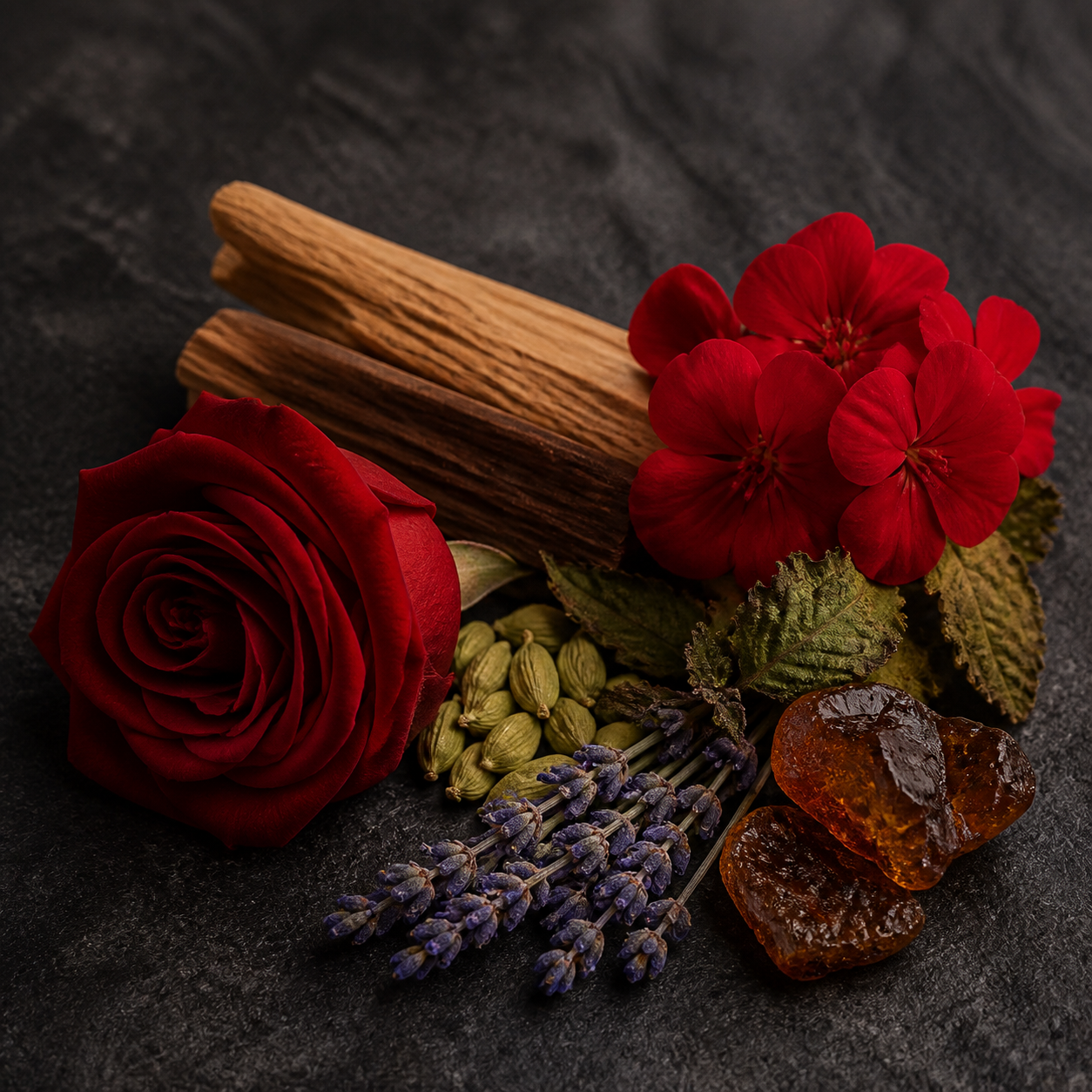 Maany — fragrance notes illustration