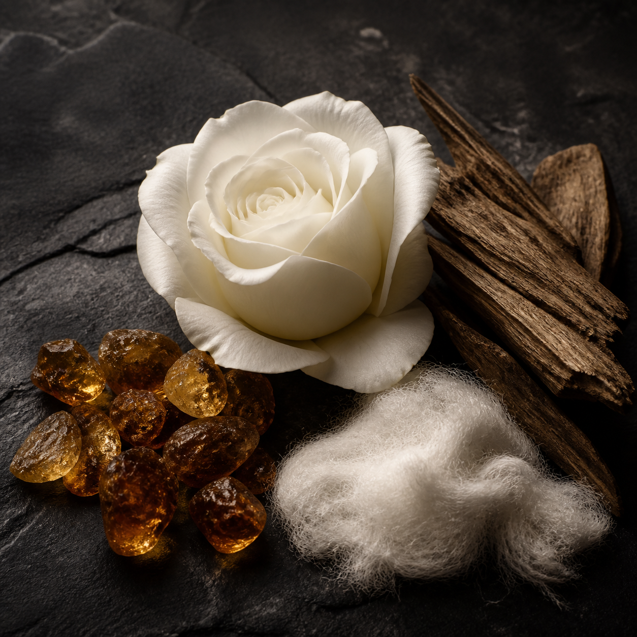 Mirage — fragrance notes illustration
