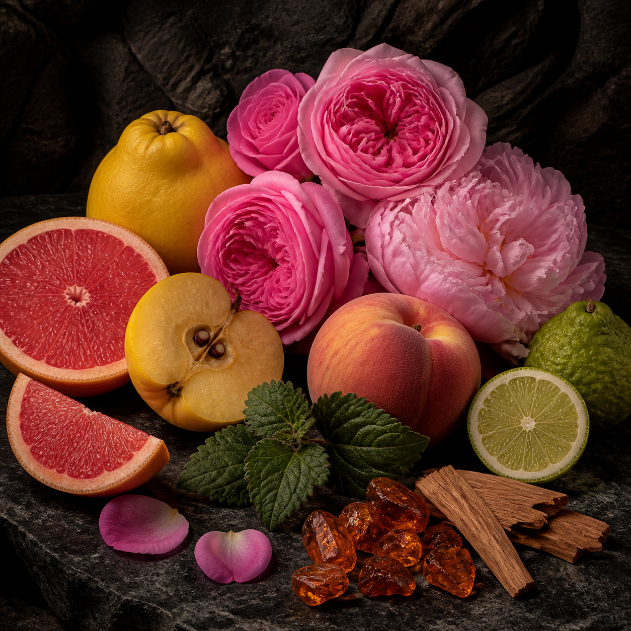 Rose de Mai — fragrance notes illustration