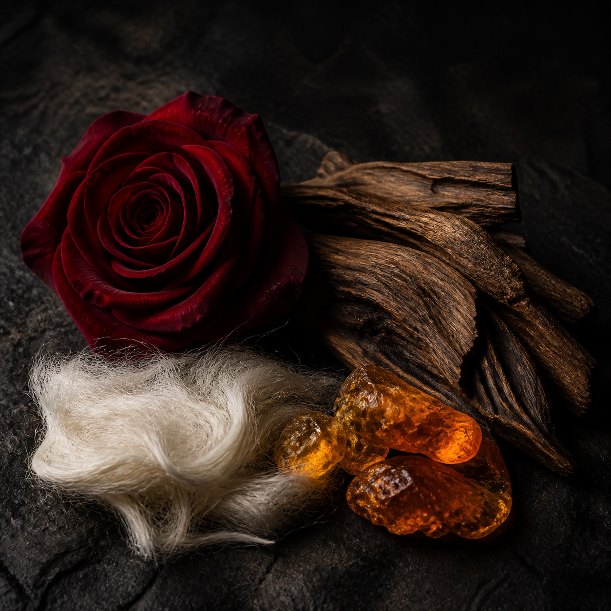 The Private — fragrance notes illustration