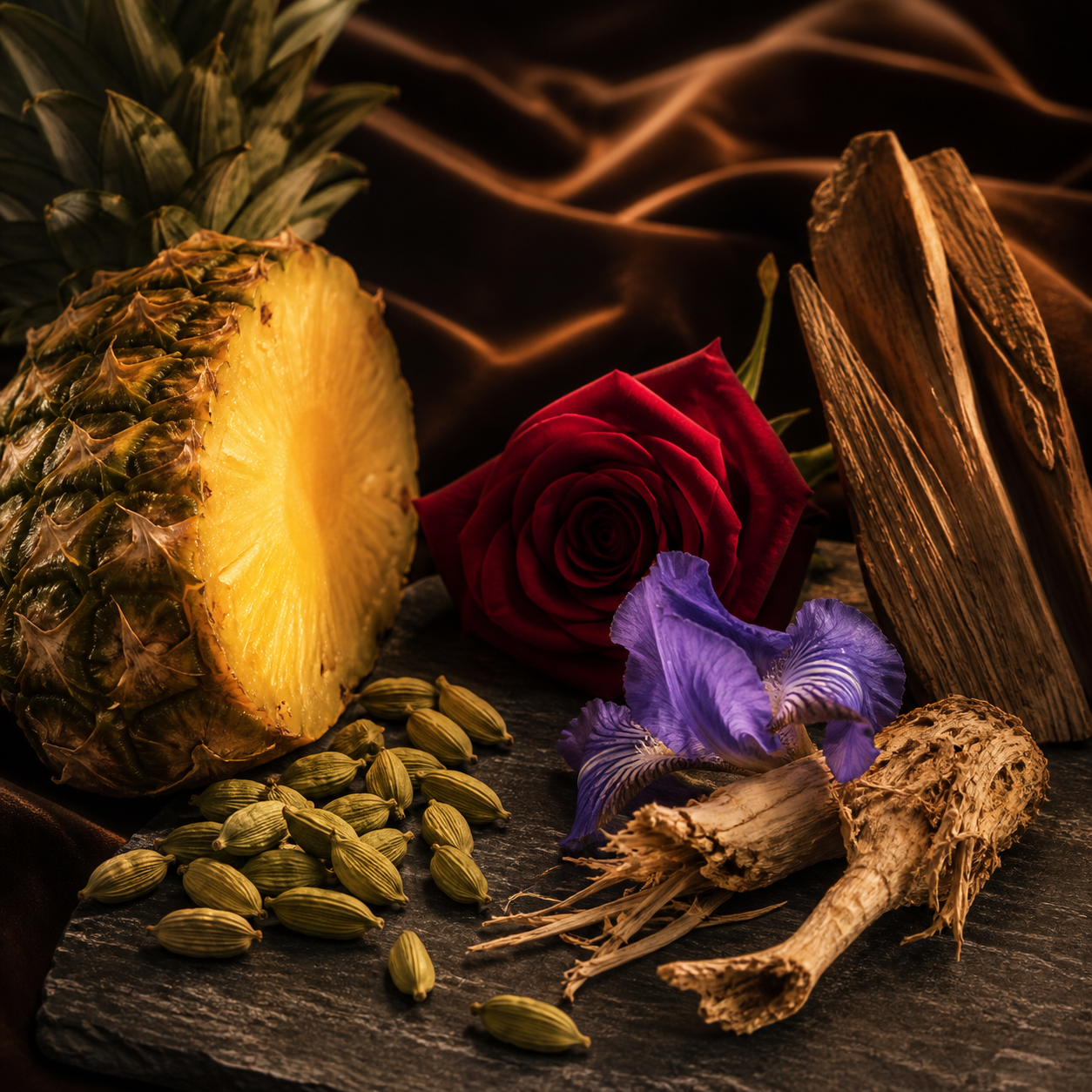 Andalusi — fragrance notes illustration